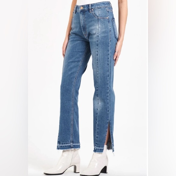 DEAR JOHN Jodi Super High Rise Straight Jeans, Size 31 (v) - Picture 3 of 11